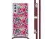 imoshion Design hoesje met koord Samsung Galaxy S21 Plus - Flower Water