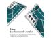 imoshion Design hoesje met koord Samsung Galaxy S21 FE - Petrol Green Graphic