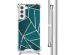 imoshion Design hoesje met koord Samsung Galaxy S21 FE - Petrol Green Graphic