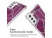 imoshion Design hoesje met koord Samsung Galaxy S21 FE - Bordeaux Graphic