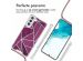 imoshion Design hoesje met koord Samsung Galaxy S22 - Bordeaux Graphic