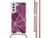 imoshion Design hoesje met koord Samsung Galaxy S22 - Bordeaux Graphic