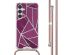 imoshion Design hoesje met koord Samsung Galaxy S24 Plus - Bordeaux Graphic