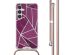 imoshion Design hoesje met koord Samsung Galaxy S24 - Bordeaux Graphic