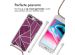 imoshion Design hoesje met koord iPhone 8 Plus / 7 Plus - Bordeaux Graphic