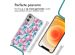 iMoshion Design hoesje met koord iPhone 12 Mini - Jellyfish Watercolor