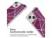 iMoshion Design hoesje met koord iPhone 13 Mini - Bordeaux Graphic