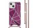iMoshion Design hoesje met koord iPhone 13 Mini - Bordeaux Graphic