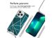 iMoshion Design hoesje met koord iPhone 13 Pro - Petrol Green Graphic