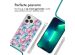 iMoshion Design hoesje met koord iPhone 13 Pro Max - Jellyfish Watercolor