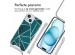 imoshion Design hoesje met koord iPhone 15 - Petrol Green Graphic