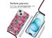 imoshion Design hoesje met koord iPhone 15 - Flower Water