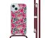 imoshion Design hoesje met koord iPhone 15 - Flower Water