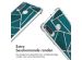 imoshion Design hoesje met koord Huawei P30 Lite - Petrol Green Graphic