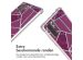 imoshion Design hoesje met koord Huawei P30 Pro - Bordeaux Graphic