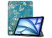 iMoshion Trifold Design Bookcase iPad Air 13 inch (2024) M2 - Groene Plant