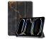 iMoshion Trifold Design Bookcase iPad Pro 13 (2024) M4 - Black Marble