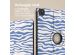 imoshion 360° Draaibare Design Bookcase iPad Air 13 inch (2024) M2 - White Blue Stripes