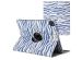 imoshion 360° Draaibare Design Bookcase iPad Air 13 inch (2024) M2 - White Blue Stripes