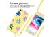 imoshion Siliconen design hoesje met koord iPhone SE (2022 / 2020) / 8 / 7 - Yellow Flower Distance