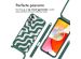 imoshion Siliconen design hoesje met koord Samsung Galaxy A14 (5G/4G) - Petrol Green Groovy