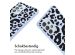 imoshion Siliconen design hoesje met koord Samsung Galaxy A33 - Animal Lila