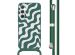 imoshion Siliconen design hoesje met koord Samsung Galaxy A35 - Petrol Green Groovy