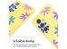 imoshion Siliconen design hoesje met koord Samsung Galaxy A35 - Yellow Flower Distance