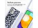 imoshion Siliconen design hoesje met koord Samsung Galaxy A52(s) / (5G/4G) - Animal Lila