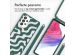 imoshion Siliconen design hoesje met koord Samsung Galaxy A53 - Petrol Green Groovy