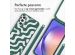 imoshion Siliconen design hoesje met koord Samsung Galaxy A54 (5G) - Petrol Green Groovy