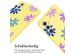 imoshion Siliconen design hoesje met koord Samsung Galaxy A54 (5G) - Yellow Flower Distance