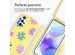 imoshion Siliconen design hoesje met koord Samsung Galaxy A55 - Yellow Flower Distance