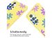 imoshion Siliconen design hoesje met koord Samsung Galaxy A55 - Yellow Flower Distance