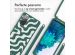 imoshion Siliconen design hoesje met koord Samsung Galaxy S20 FE - Petrol Green Groovy