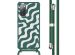 imoshion Siliconen design hoesje met koord Samsung Galaxy S20 FE - Petrol Green Groovy