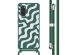 imoshion Siliconen design hoesje met koord Samsung Galaxy S20 - Petrol Green Groovy