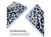 imoshion Siliconen design hoesje met koord Samsung Galaxy S21 FE - Animal Lila