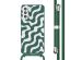 imoshion Siliconen design hoesje met koord Samsung Galaxy S21 - Petrol Green Groovy