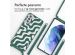 imoshion Siliconen design hoesje met koord Samsung Galaxy S21 Plus - Petrol Green Groovy