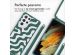 imoshion Siliconen design hoesje met koord Samsung Galaxy S21 Ultra - Petrol Green Groovy