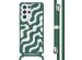 imoshion Siliconen design hoesje met koord Samsung Galaxy S21 Ultra - Petrol Green Groovy