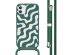 imoshion Siliconen design hoesje met koord iPhone 11 - Petrol Green Groovy