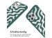 imoshion Siliconen design hoesje met koord iPhone 11 Pro - Petrol Green Groovy