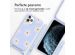 imoshion Siliconen design hoesje met koord iPhone 11 Pro - Lila Flower Distance