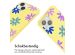 imoshion Siliconen design hoesje met koord iPhone 13 - Yellow Flower Distance