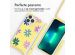 imoshion Siliconen design hoesje met koord iPhone 13 Pro - Yellow Flower Distance