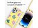 imoshion Siliconen design hoesje met koord iPhone 14 Pro - Yellow Flower Distance