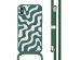 imoshion Siliconen design hoesje met koord iPhone X / Xs - Petrol Green Groovy