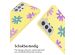 imoshion Siliconen design hoesje met koord Samsung Galaxy S22 - Yellow Flower Distance